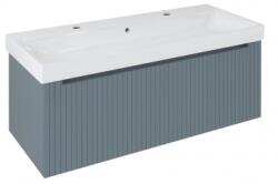 Sapho NELIO STRIP mosdótartó szekrény, 2 fiókkal, 116, 5x44x49cm, siena (NL120-4242S)