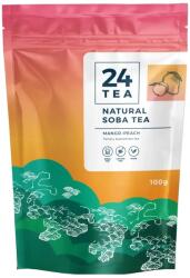 24 Tea Natural Soba Tea - Mangó-barack ízű hajdina tea 100g - multi-vitamin