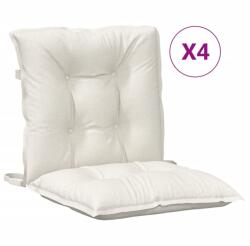 vidaXL 4 db melange krémszínű szövet háttámlás székpárna 100x50x7 cm 5.1 kg (4002386)