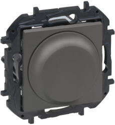 Legrand Niloé Step forgatógombos fényerőszabályzó, 300W, grafitszürke, Legrand 863452B (863452B)