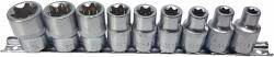MAR-POL Dugókulcsok 1/2" belső torx 9db E10 - E24 00620 (M66421)