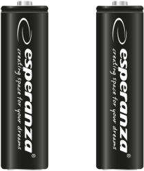 Esperanza Tölthető akkumulátor NI-MH AA 2600mAh 2db, fekete 73335 (EZA105)