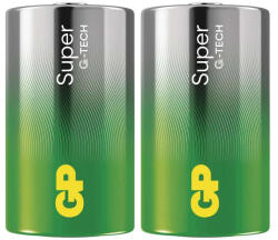 GP Batteries Alkáli elem GP Super LR20 (D), 2db 70654 (1013402001)