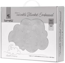 Lorelli Dombornyomott polár takaró 80x110cm - Szürke (3800166122298)