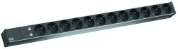 Bachmann Priza multipla Bachmann Alu 1HE 12x cu protectie la supratensiune 6, 5 kA (87592552)