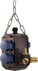 Bachmann Multipriza BACHMANN 349.301 cu 4 prize si 1 conector aer, negrualbastru (3116367)