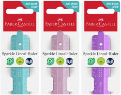 Faber-Castell Rigla Faber-Castell Sparkle FC172015, 15 cm, Culori asortate (FC172015)