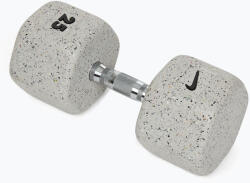 Nike Strength Ganteră cauciucată Nike Strength Grind Dumbbell 25 kg wolf grey