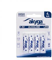 Akyga LR6, 1.5V, 3050mAh, AA alkáli elem 4db (AKY2068) (AKY2068) (AKY2068)