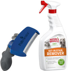  FURminator FURminator dog kutyáknak Hosszú szőrre L fésűszélesség 9, 6 cm+709ml Nature's Miracle folt- & szageltávolító ingyen