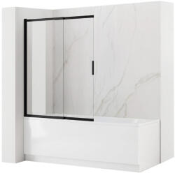 Rea Paravan de cada culisant REA Dario 100 cm negru (REA-W7884)