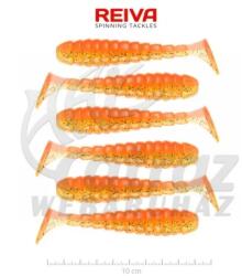 Reiva Stream Shad - 10cm - Shiny Orange Dots - Reiva Gumihal (9906-102)