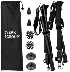 Nordic walking bot, túrabot, 2 db, fekete - állítható trekking bot (v14703_CZ)