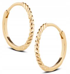 Goldmark Arany Fülbevaló Csavart Karikák 2 Az 1-BEN15 MM 8KT 333