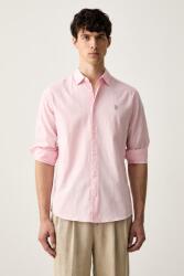 U. S. Polo Assn U. S. Polo Assn. safari férfi lenvászon LINEN BLEND LS - rózsaszín XXL