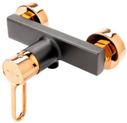 FERRO Ferro Zaffiro zuhany csaptelep rose gold/fekete (FD1-ZFR-7-25)