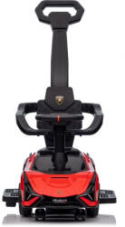 LEAN Toys Lamborghini QLS - 996T piros színű, Tolókarral ellátott autó
