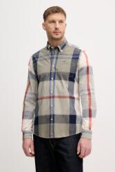 Barbour férfi pamut ing Harris Tailored Shirt - zöld M