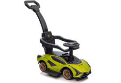 LEAN Toys Lamborghini QLS - 996T tolókocsival, Zöld