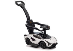 LEAN Toys Lamborghini QLS - 996T Ride - On tolókocsival, Fehér