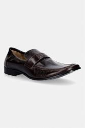 MM6 Maison Margiela férfi bőr mokaszin - barna Férfi 43