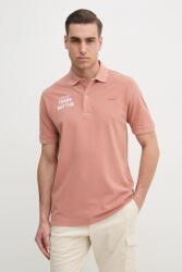 Lacoste pamut póló - narancssárga XS