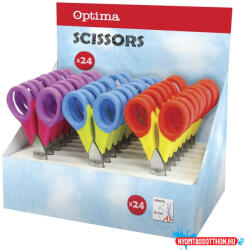 Optima Olló iskolai OPTIMA 13cm vegyes színek