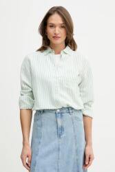 U. S. Polo Assn U. S. Polo Assn. selyem ruha LOOSE FIT - zöld S