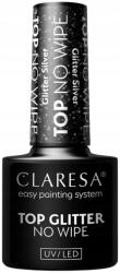 Claresa Top Törlés Nélküli Csillámos Ezüst 5G, 4 Tömegű (TOP NO WIPE GLITTER SILVER)