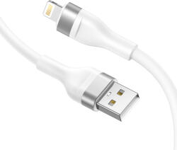 Lito Кабел за данни с USB конектори, Lightning 60W, 1.2m - Lito (LD02) - Бял
