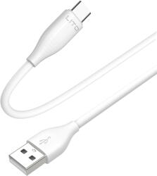 Lito Кабел за данни с USB конектори, Type-C 60W, 1m - Lito (LD03) - Бял