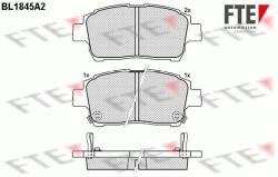 FTE set placute frana, frana disc FTE 9010425 (9010425)
