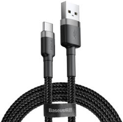 Baseus USB към Type-C кабел, бързо зареждане, 3A, 480Mbps, 0, 5 м - Baseus Cafule (CATKLF-AG1) - сив / черен