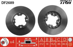 TRW Disc frana TRW DF2689 (DF2689)