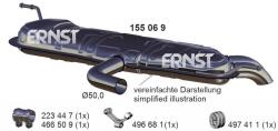 ERNST Toba esapament finala ERNST 155069 (155069)