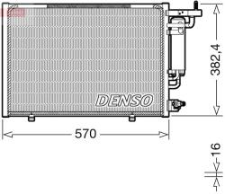 DENSO Condensator, climatizare DENSO DCN10052 (DCN10052)