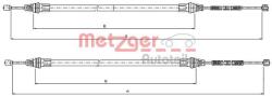 Metzger Autoteile Cablu, frana de parcare METZGER AUTOTEILE 10.9336 (10.9336)