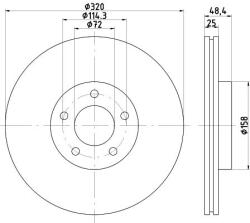 TEXTAR Disc frana TEXTAR 92223503 (92223503)