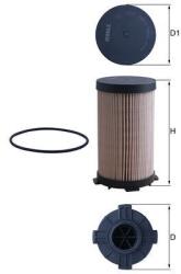MAHLE filtru combustibil MAHLE KX 484D (KX 484D)