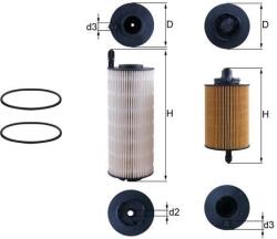 MAHLE filtru combustibil MAHLE KX 645KIT (KX 645KIT)
