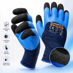 Supertech Munkavédelmi kesztyű habszivacs Worklink Tech Blue Fix 8 (5904730899970)