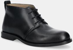 Calvin Klein bőr félcipő ESS RUBBER DESERT BOOT LTH - fekete Férfi 43
