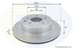 COMLINE Disc frana COMLINE ADC0272V (ADC0272V)