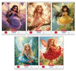 Herlitz Füzet A/5 vonalas HERLITZ 32lap Fairy 21-32 vegyes, minta nem választható