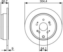 Bosch Disc frana BOSCH 0 986 479 V84 (0 986 479 V84)