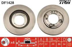 TRW Disc frana TRW DF1428 (DF1428) - automobilus