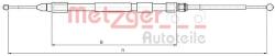 Metzger Autoteile Cablu, frana de parcare METZGER AUTOTEILE 10.4267 (10.4267)