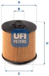 UFI Filtru ulei UFI 25.173. 01 (25.173.01)