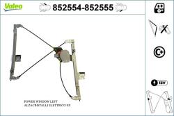 VALEO Mecanism actionare geam VALEO 852554 (852554)