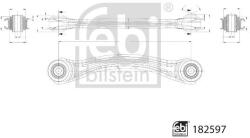Febi Bilstein Brat, suspensie roata FEBI BILSTEIN 182597 (182597)